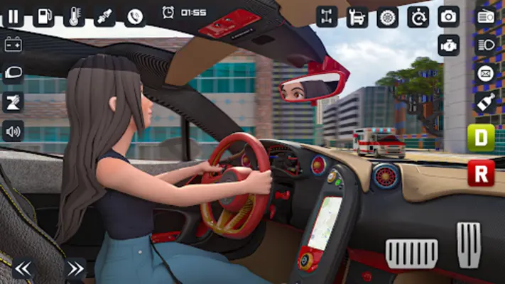 School Car Driving Simulator android App screenshot 0